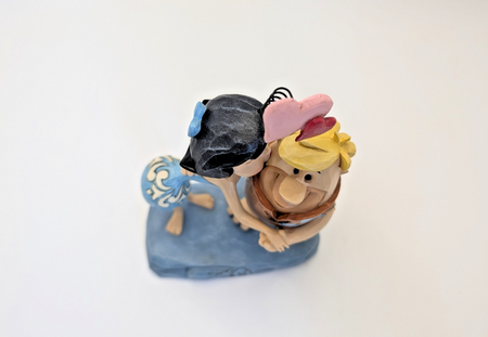 The Flinstones Jim Shore Barney & Betty Rubble Figurine Rubble Romance 405159519