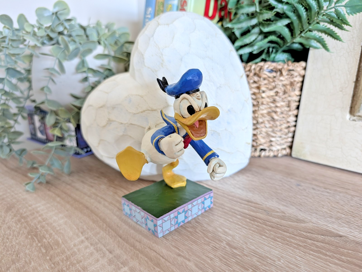 Disney Traditions Showcase Donald Duck Fowl Temper Figurine Jim Shore Boxed0
