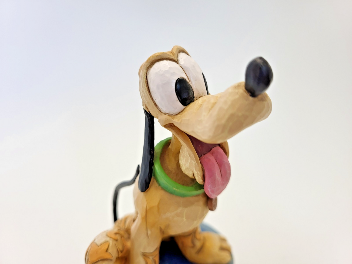 Disney Traditions Showcase Loyal Pluto Figurine Mickey Mouse Jim Shore Dog16