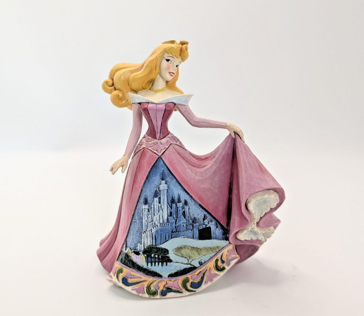 Disney Traditions Aurora Once Upon a Kingdom 4045242 Castle Dress – detail and condition photograph 4