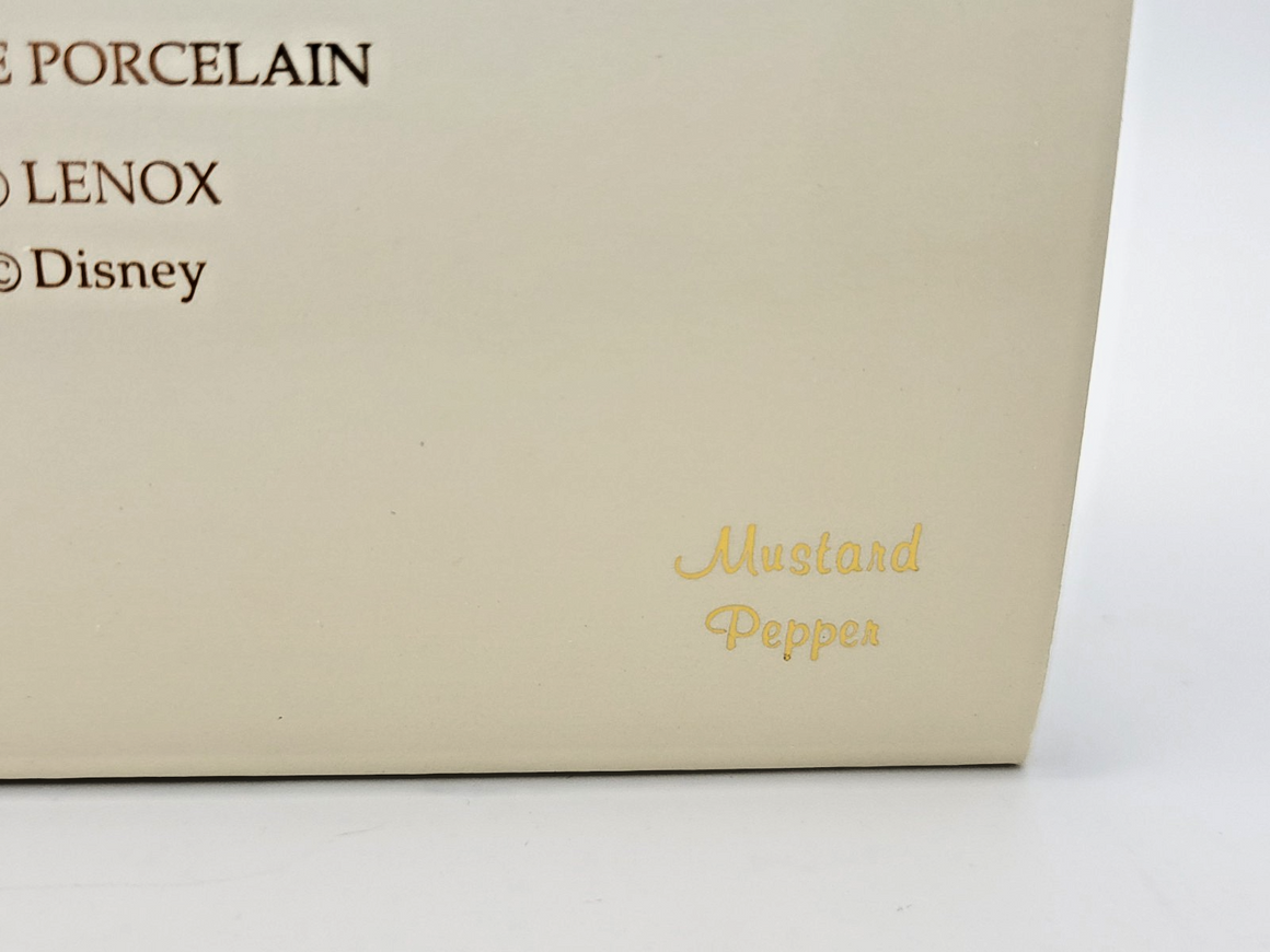 Lenox Disney Spice Jars  Pepper & Mustard  101 Dalmations & Winnie The Pooh BNIB17