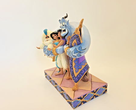 Disney Traditions Showcase Group Hug Aladdin Figurine Jasmine Abu Jim Shore6