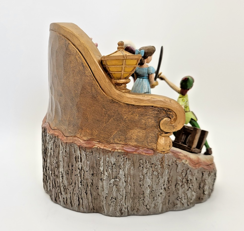 Disney Traditions Daring Duel Figurine Peter Pan Caprain Hook Scene Ornament11