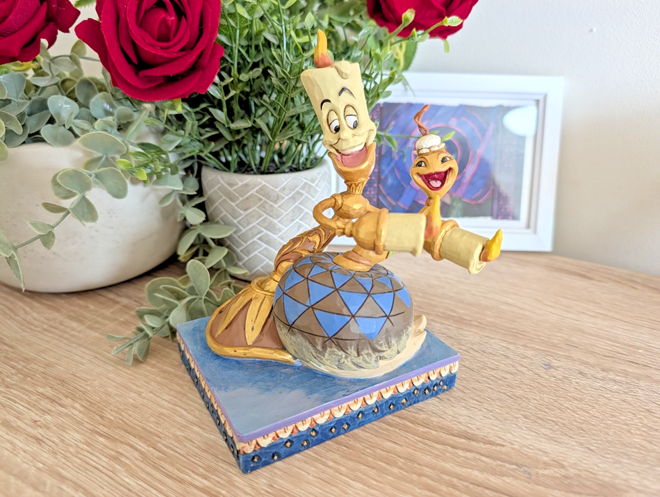 Disney Traditions Lumiere & Plumette Romance by Candlelight 6002814 by Jim Shore