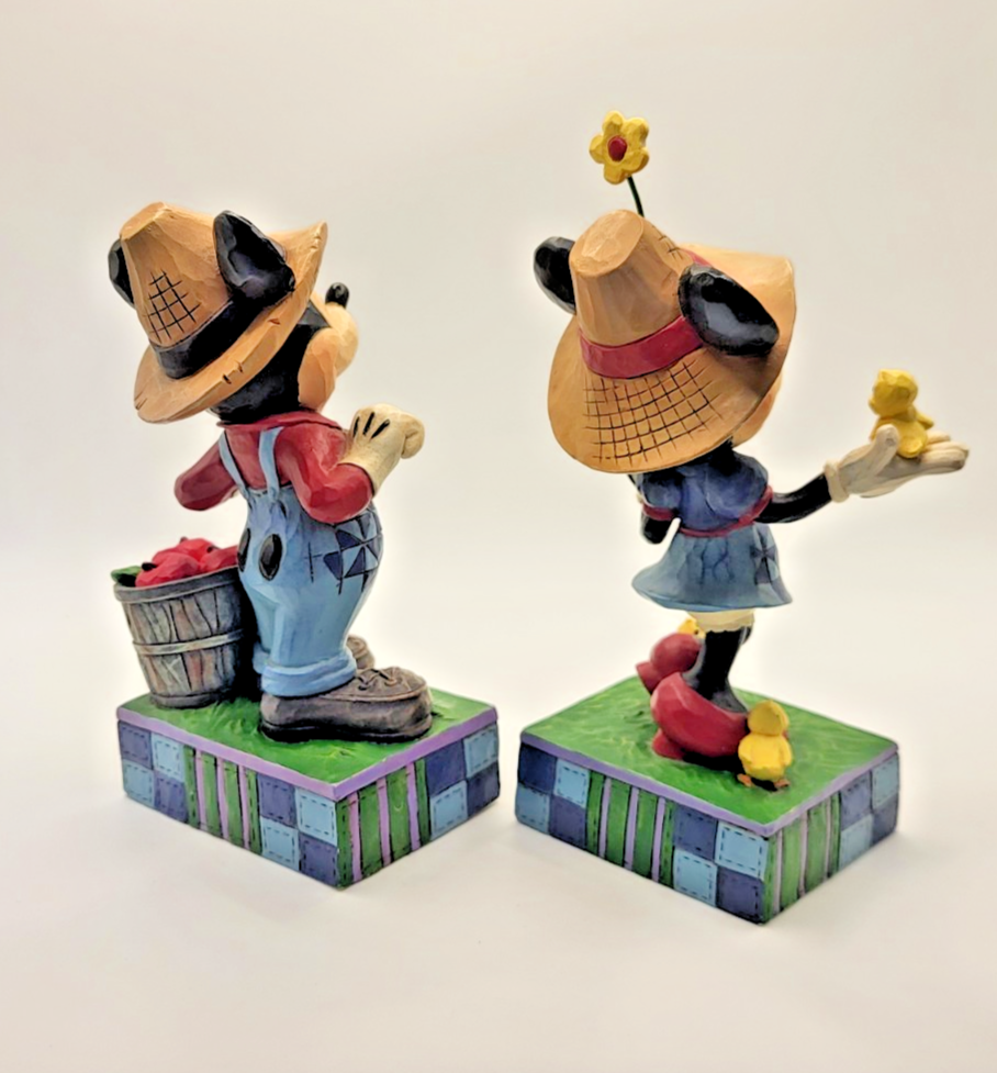 Disney Traditions Mickey & Minnie Figurines Country Life Fresh From The Farm8