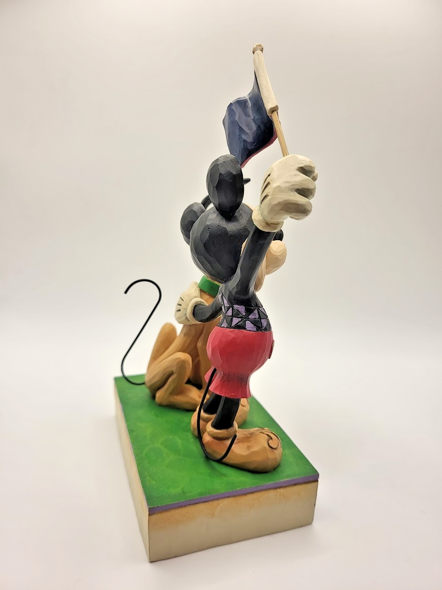 Disney Traditions Jim Shore Mickey Mouse & Pluto Figurine Banner Day Boxed7