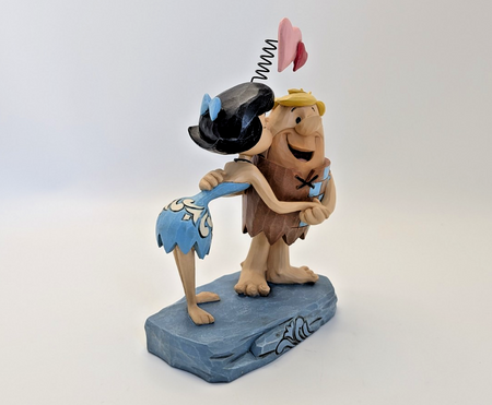 The Flinstones Jim Shore Barney & Betty Rubble Figurine Rubble Romance 405159512