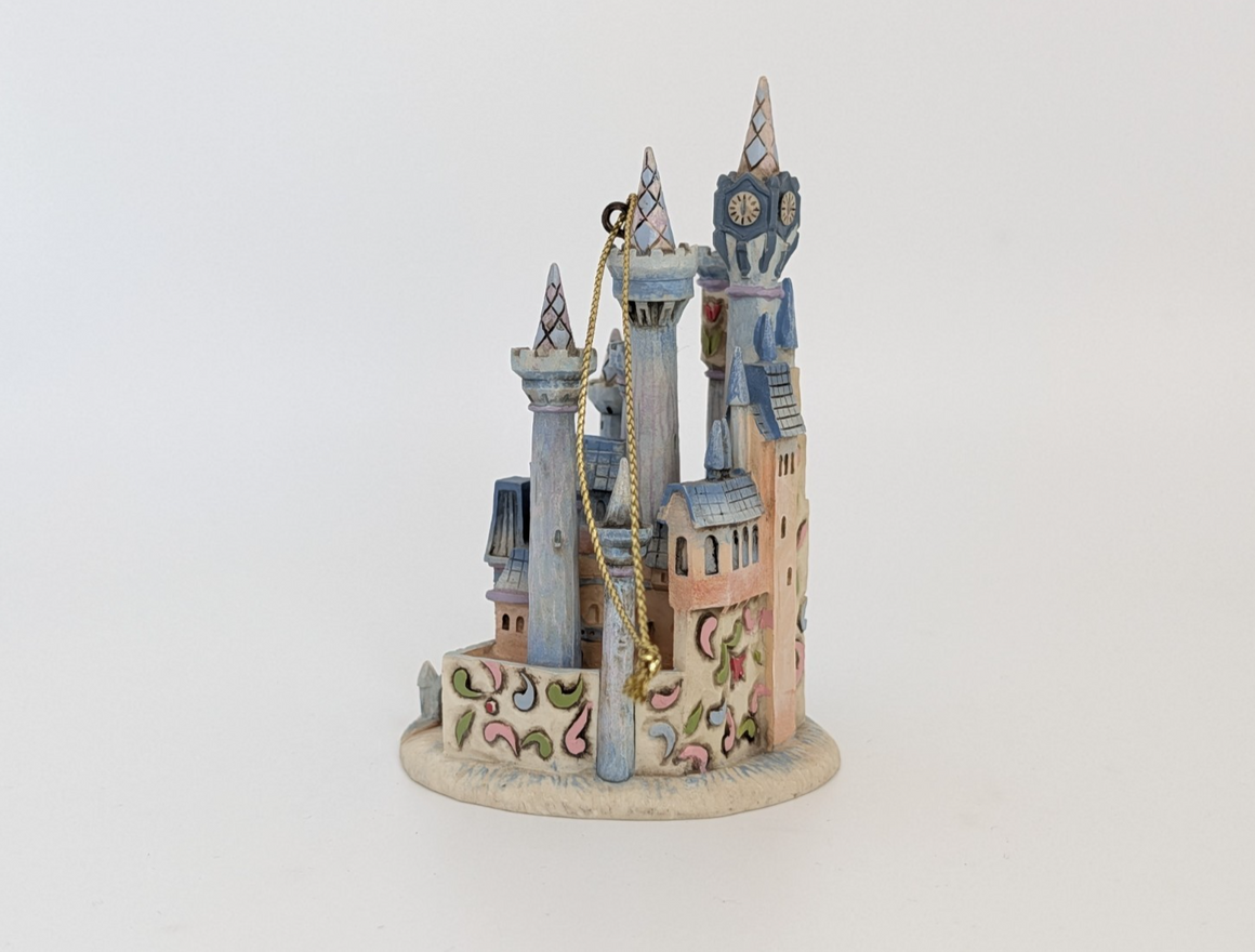 Disney Traditions Cinderella Castle hanging ornament A20410