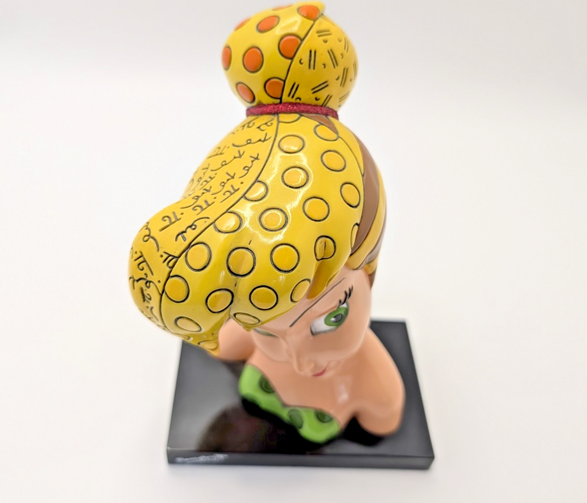 Disney Britto Tinker Bell Bust Figurine Colourful Pop Art 403389112