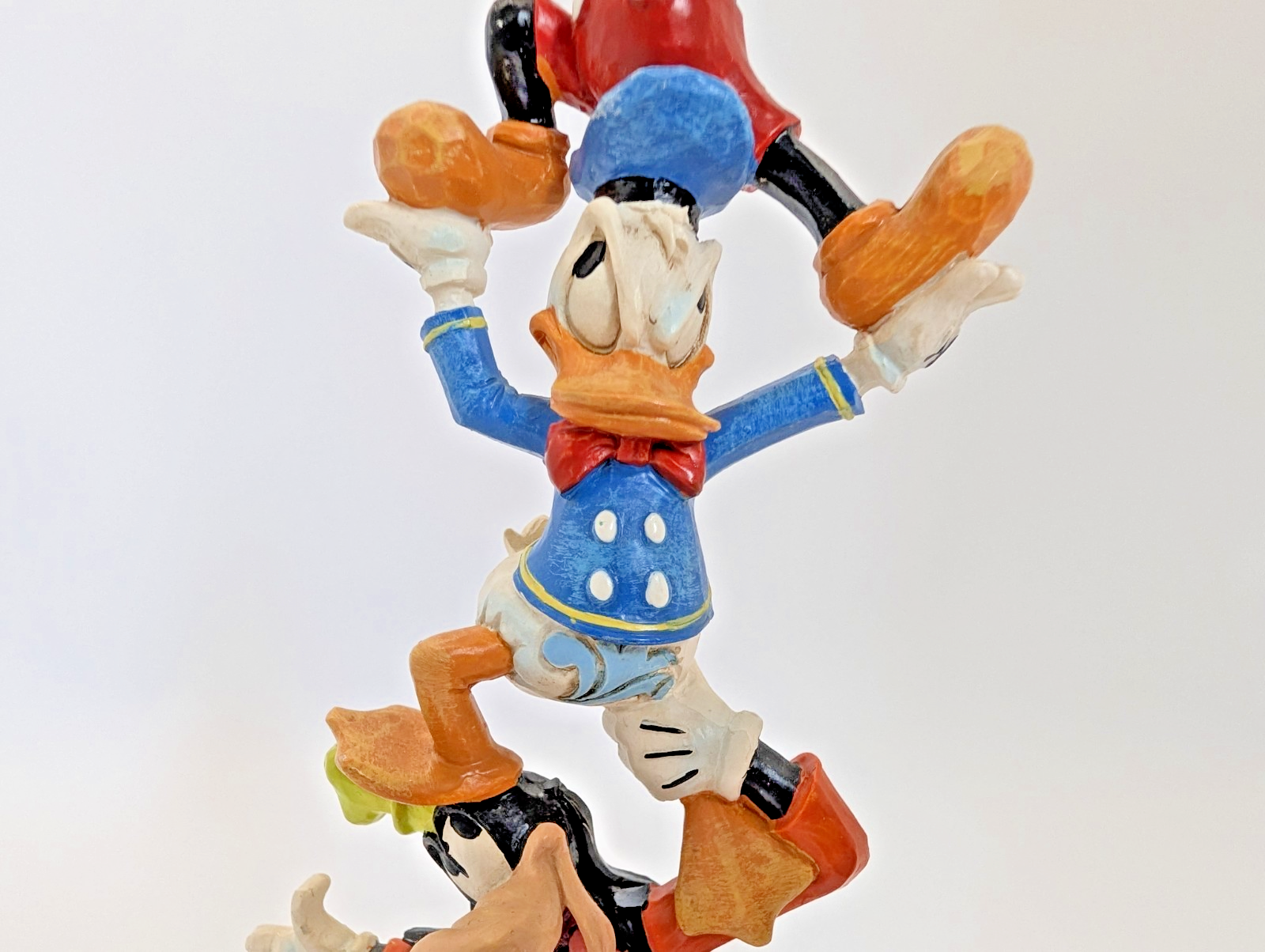 Disney Traditions Showcase Teetering Tower Figurine Mickey Mouse Donald Goofy10
