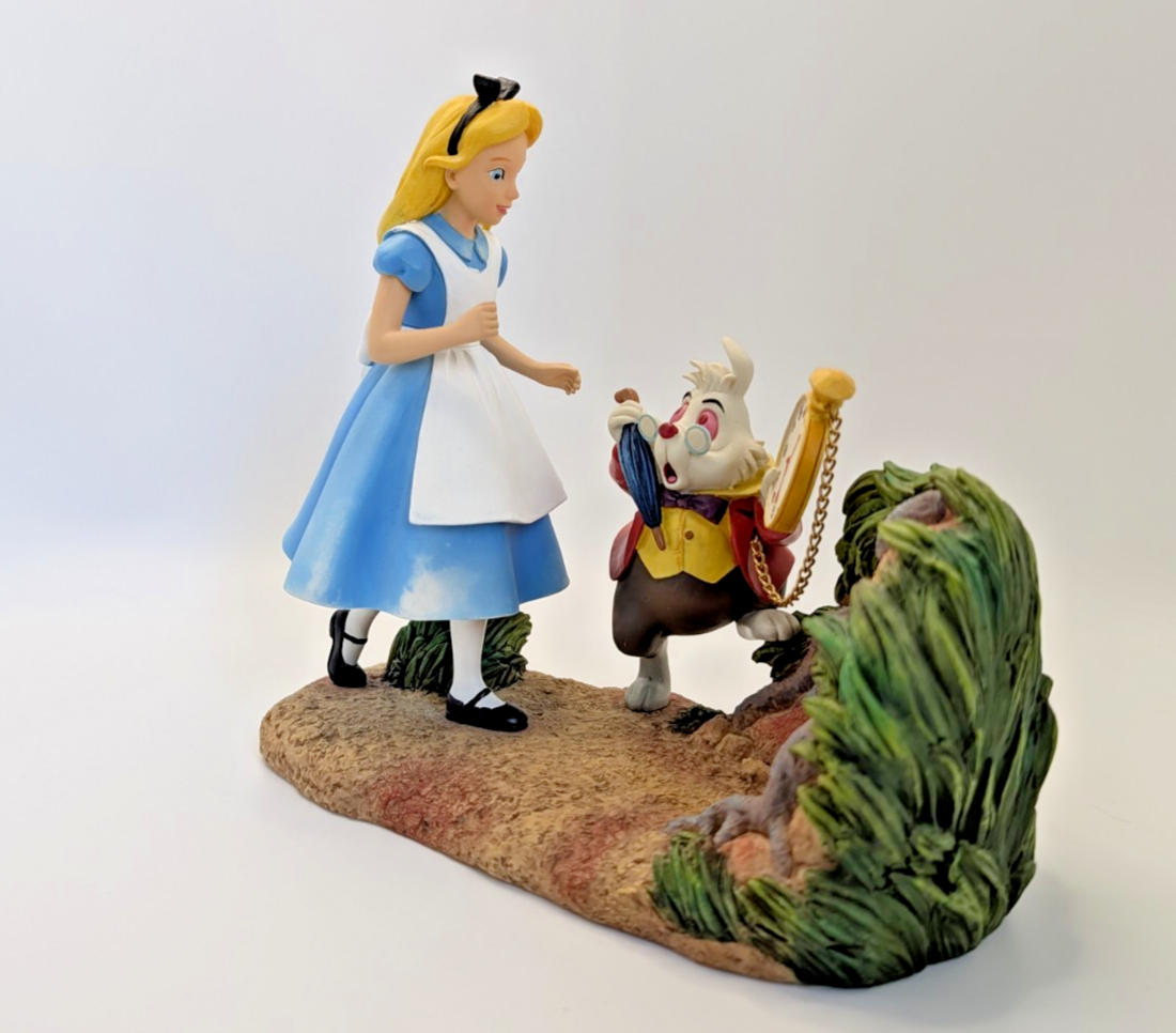 Disney Enchanting Collection Alice and White Rabbit Mr Rabbit Wait figurine photo 7