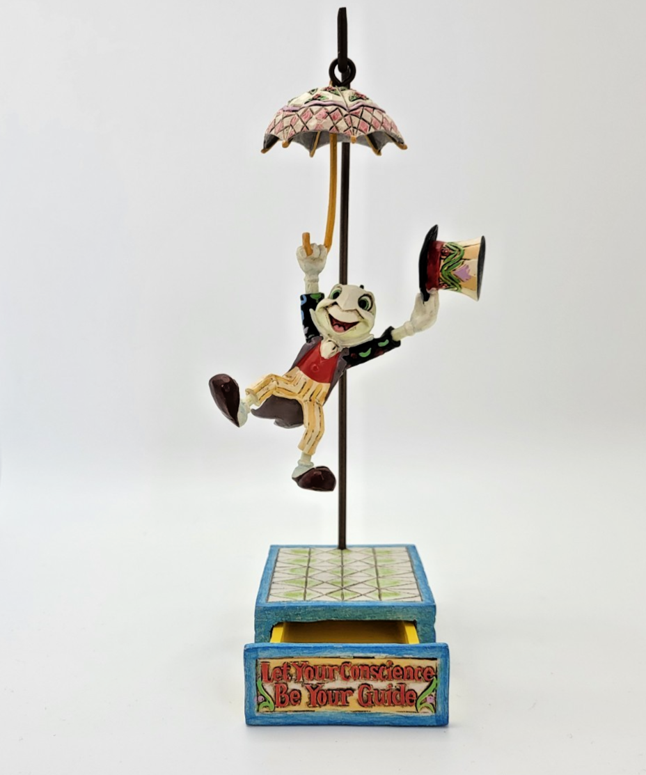 Disney Traditions Jiminy Cricket Figure Let Your Conscience Be Your Guide Boxed9