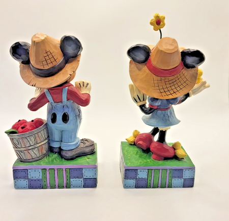 Disney Traditions Mickey & Minnie Figurines Country Life Fresh From The Farm7