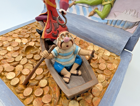 Disney Traditions Treasure-Strewn Tableau Peter Pan Figurine Captain Hook Wendy15
