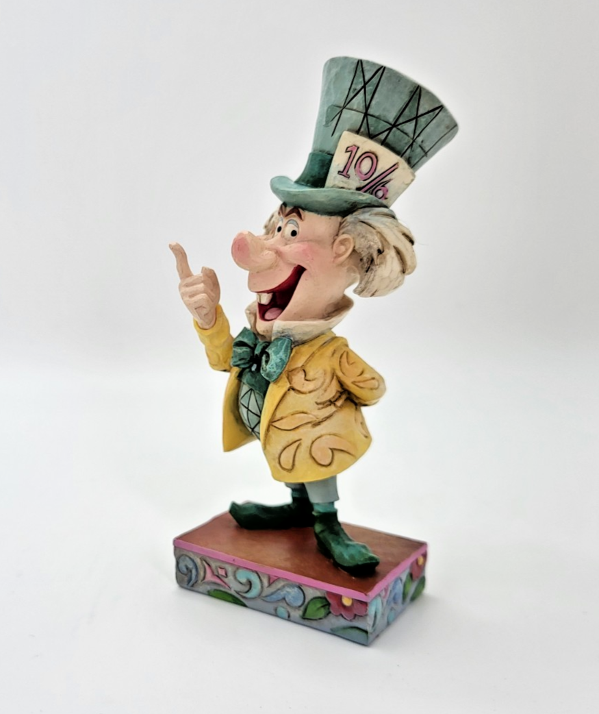Disney Traditions Mad Hatter Figurine Mad Cap Mayhem Ornament Alice Jim Shore5