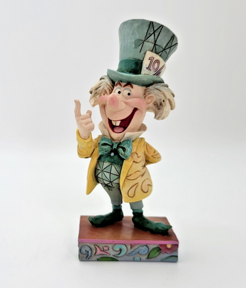 Disney Traditions Mad Hatter Figurine Mad Cap Mayhem Ornament Alice Jim Shore4