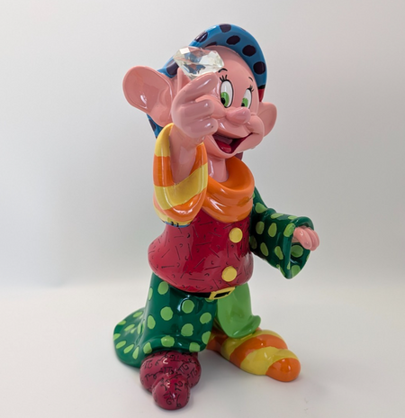 Disney Britto Dopey Snow White 4055687 unboxed figurine - maker mark