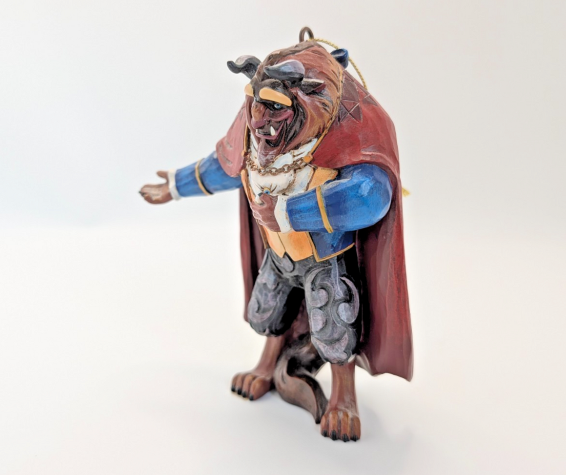 Disney Traditions Beast hanging ornament A21425 boxed - character face detail