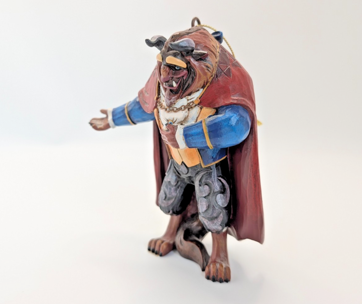 Disney Traditions Beast hanging ornament A21425 boxed - character face detail