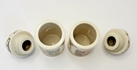 Lenox Disney Spice Jars  Pepper & Mustard  101 Dalmations & Winnie The Pooh BNIB13