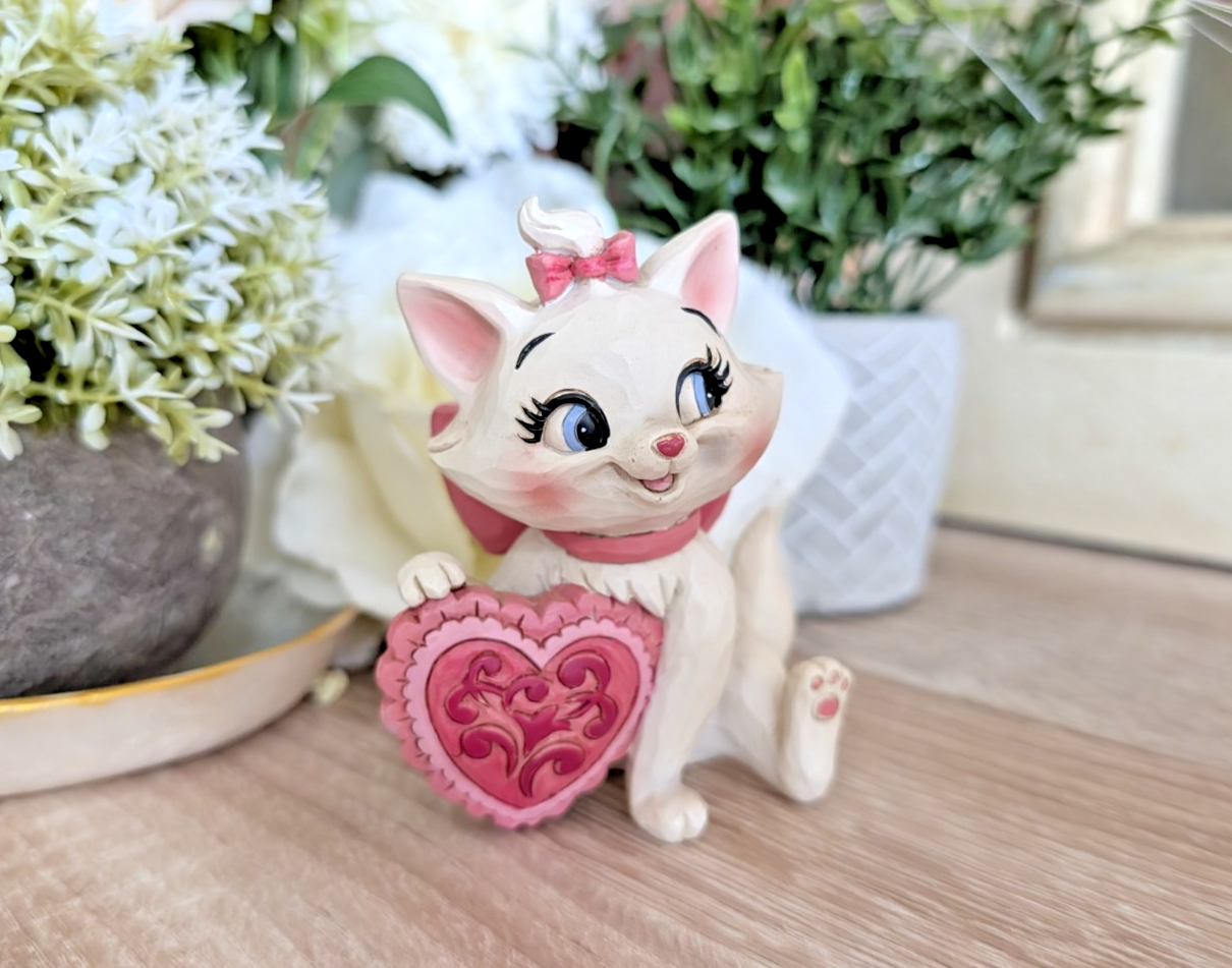 Disney Traditions Showcase Marie With Heart Figurine Aristocrats Kitten J Shore2