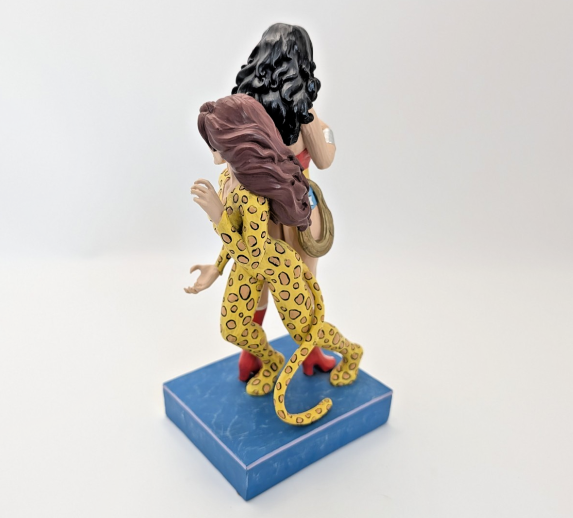 Alternate view of Jim Shore DC Comics Wonder Woman vs Cheetah figurine 6005983