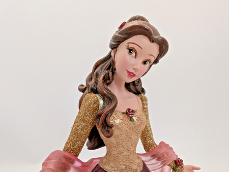 Disney Showcase Haute Couture Belle & Chip Christmas Holiday Figurine 405334914