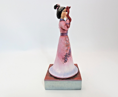 Disney Traditions Mulan and Mushu Determined and Tough 4037510 – reverse view
