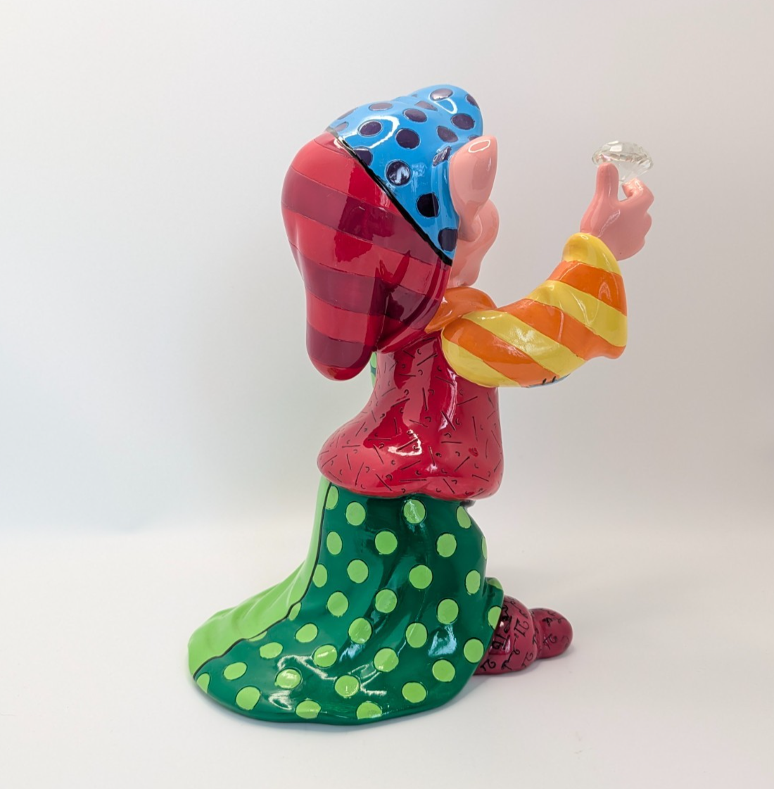 Disney Britto Dopey Snow White 4055687 unboxed figurine - base detail