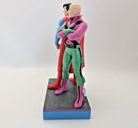Alternate view of Jim Shore DC Comics Superman vs Lex Luthor figurine 6005981