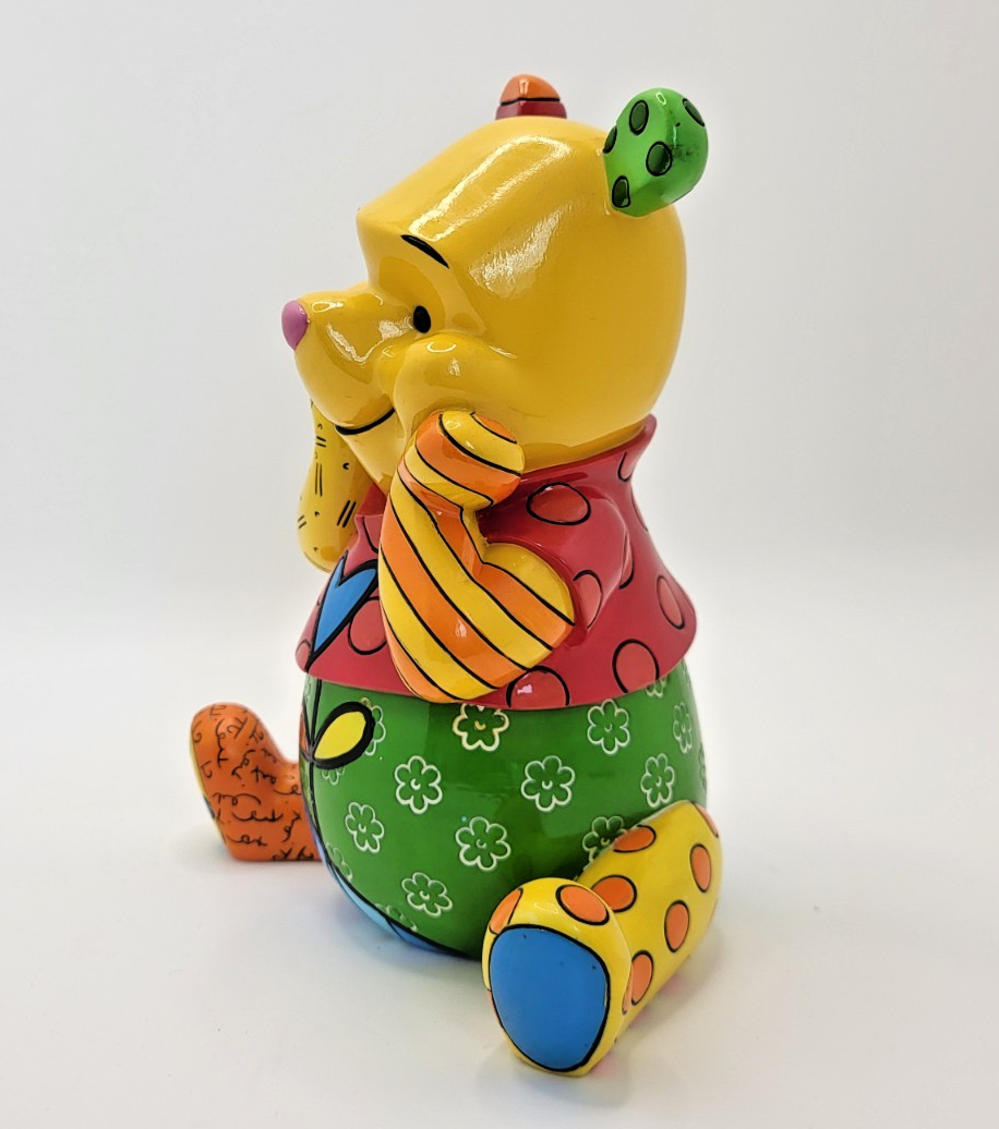Disney Britto Winne The Pooh Large Figurine Pop Art Ornament 4033896 Enesco Bear3