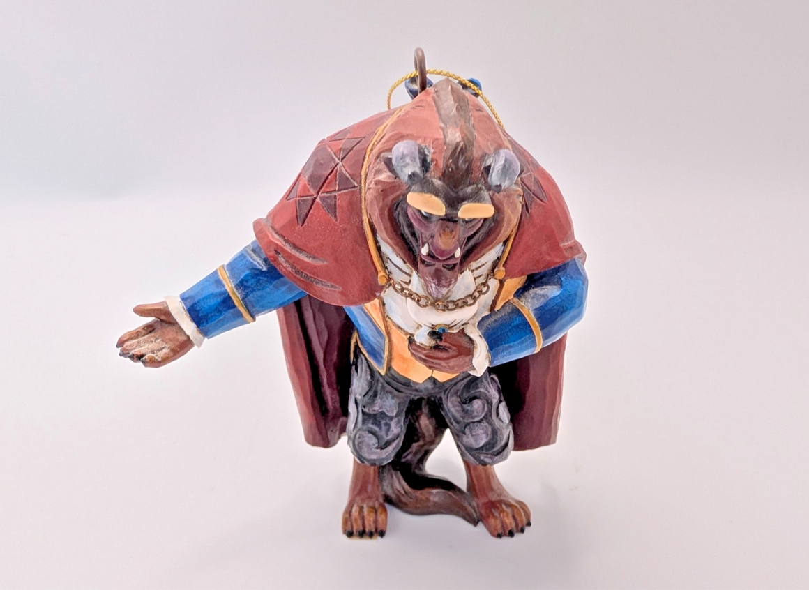 Disney Traditions Beast hanging ornament A21425 boxed - full display view