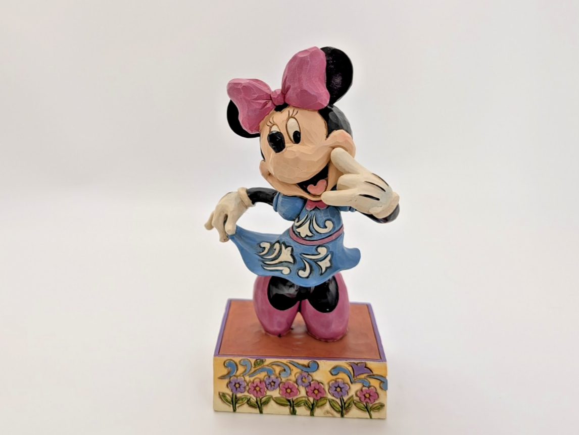 Disney Traditions Minnie Mouse Call Me Jim Shore figurine photo 5