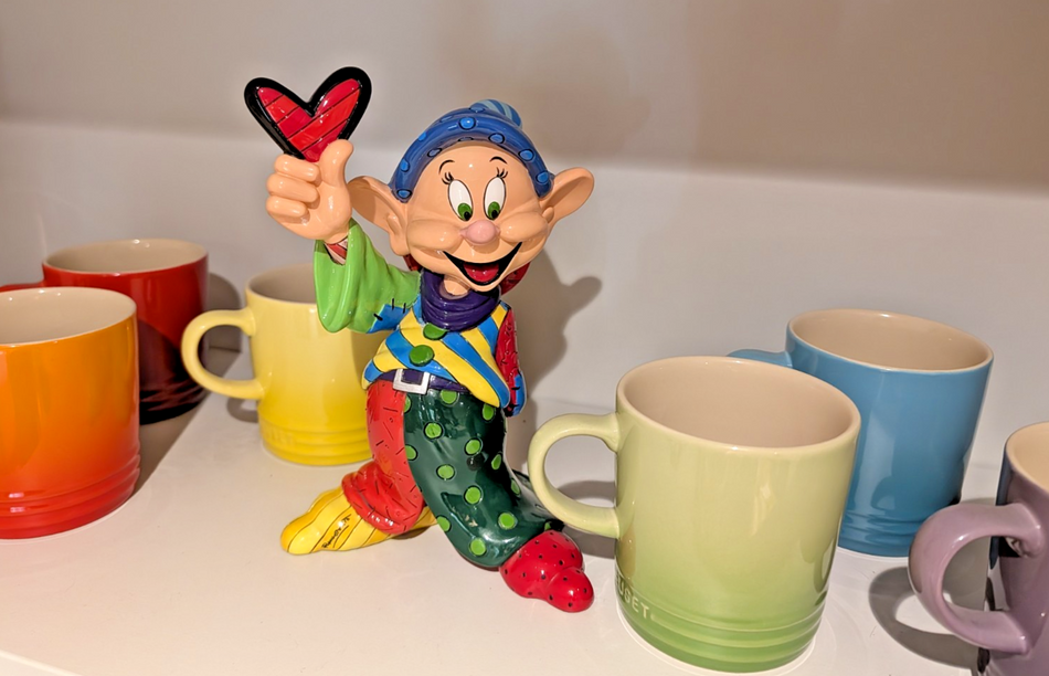 Disney Britto Dopey Figurine 4030814 Snow White Seven Dwarfs Restored