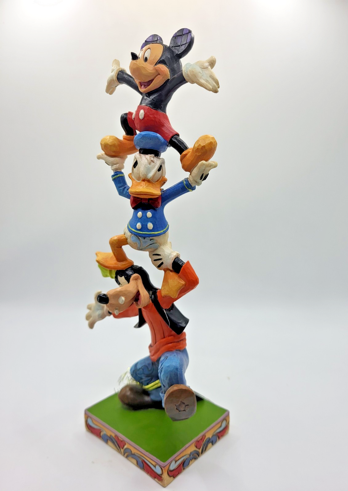 Disney Traditions Teetering Tower Figurine Mickey Mouse Donald Goofy Ornament2