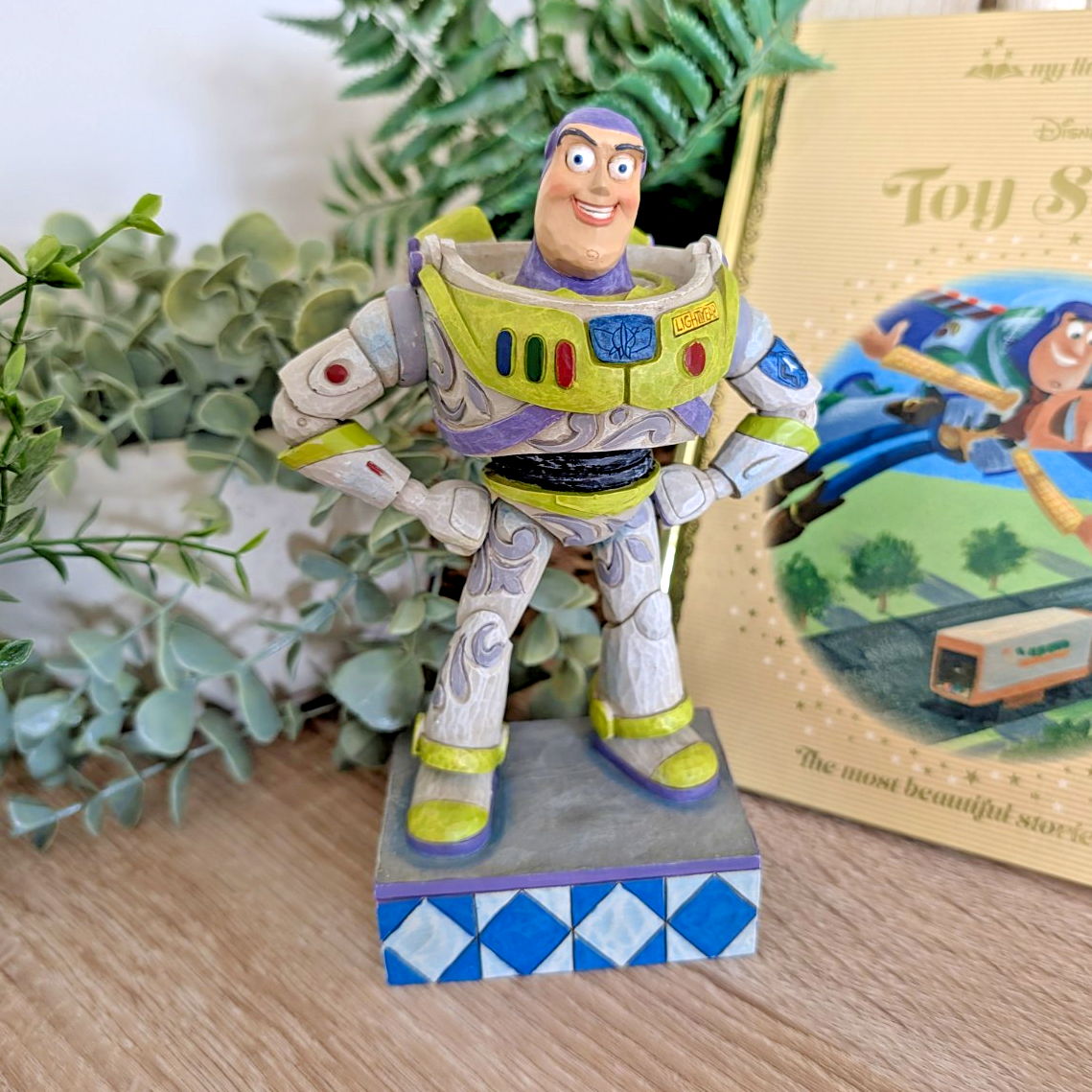 Enesco Disney Toy Story Buzz Lightyear Figurine 7" "To Infinity" 40314911