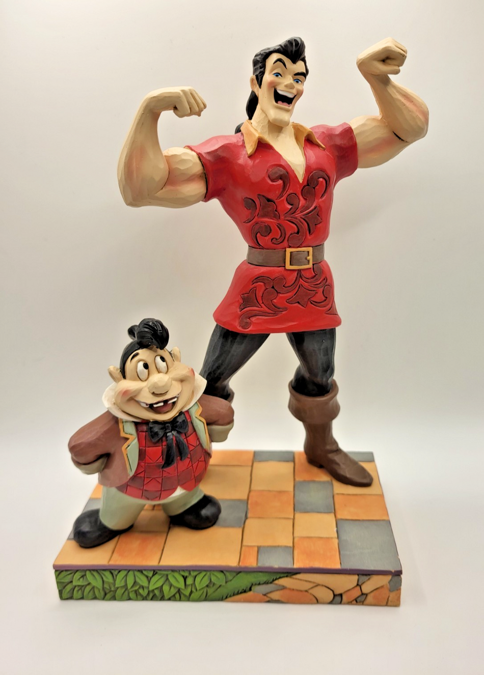 Jim Shore Disney Traditions Gaston Lefou 6005969 Boxed Beauty Beast Figurine1