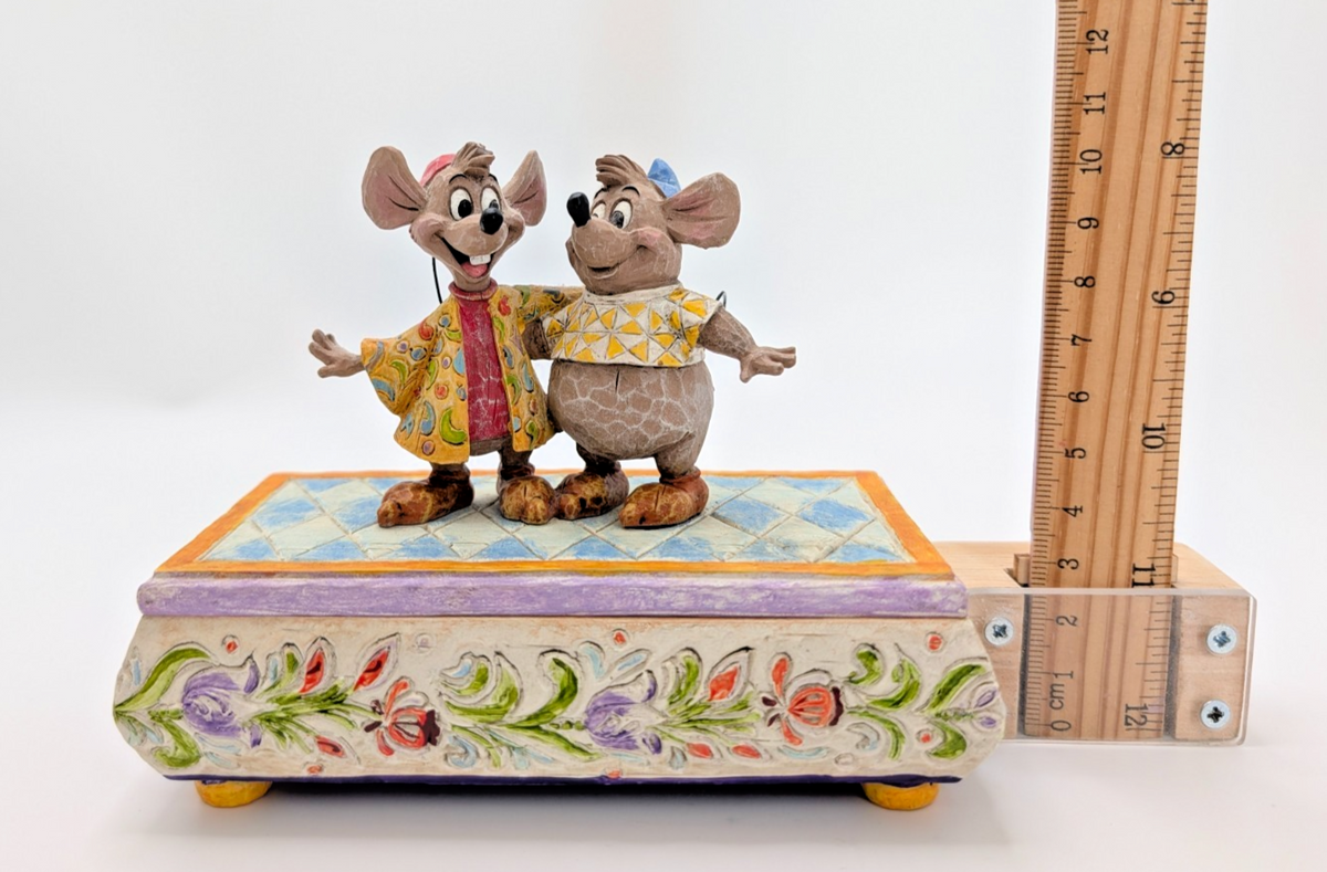 Disney Traditions Bosom Buddies Jaq and Gus trinket box 4007661 - packaging condition