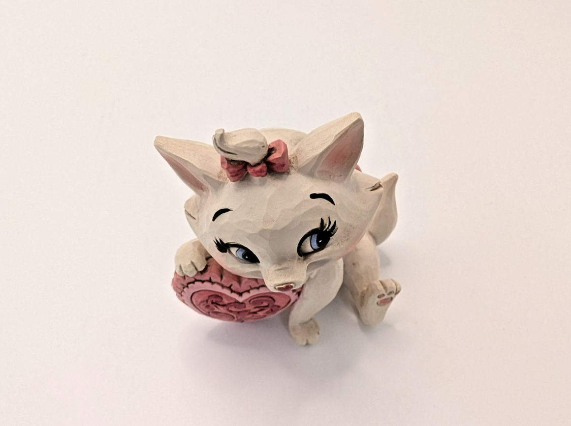 Disney Traditions Showcase Marie With Heart Figurine Aristocrats Kitten J Shore18