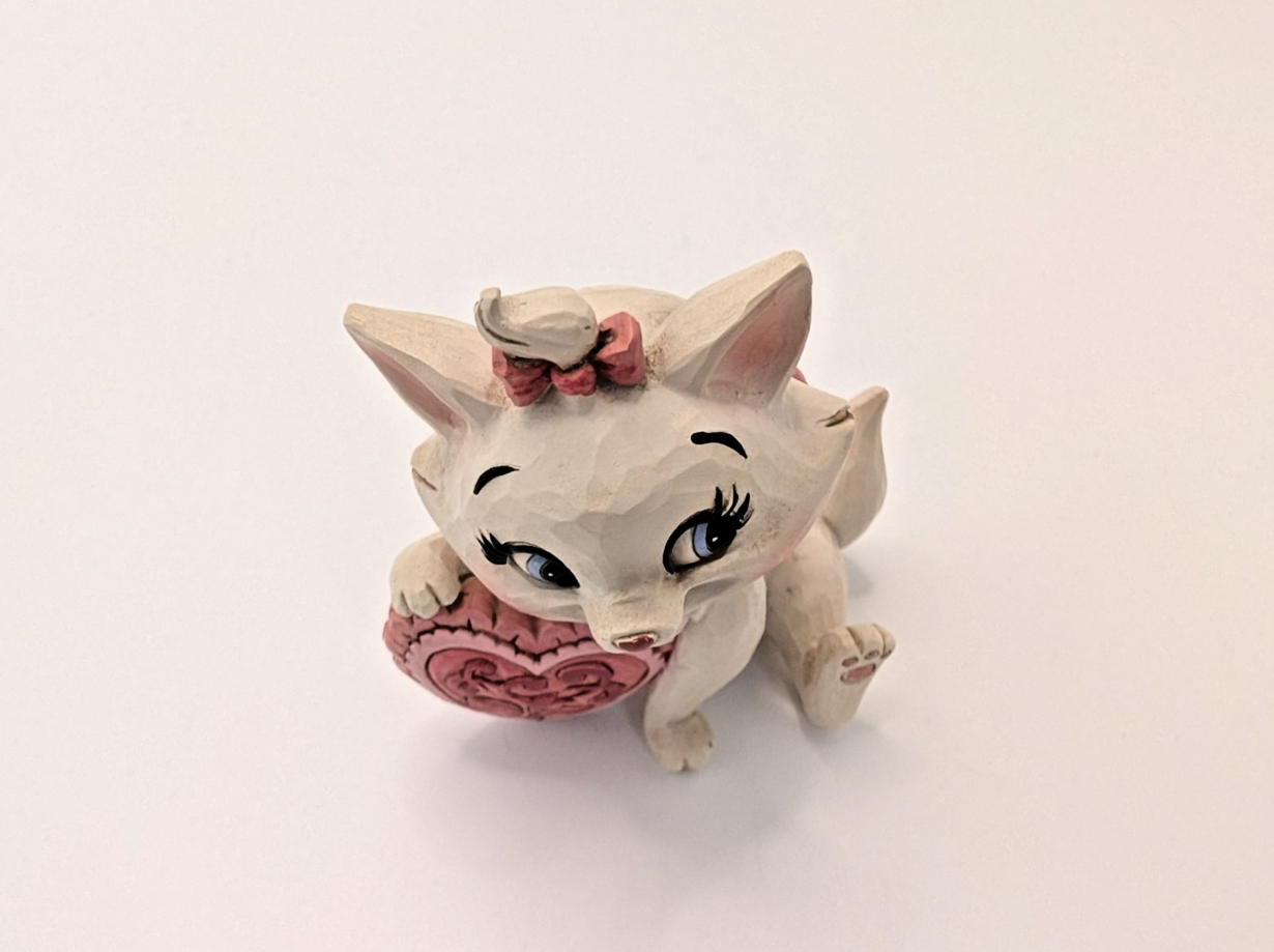 Disney Traditions Showcase Marie With Heart Figurine Aristocrats Kitten J Shore18