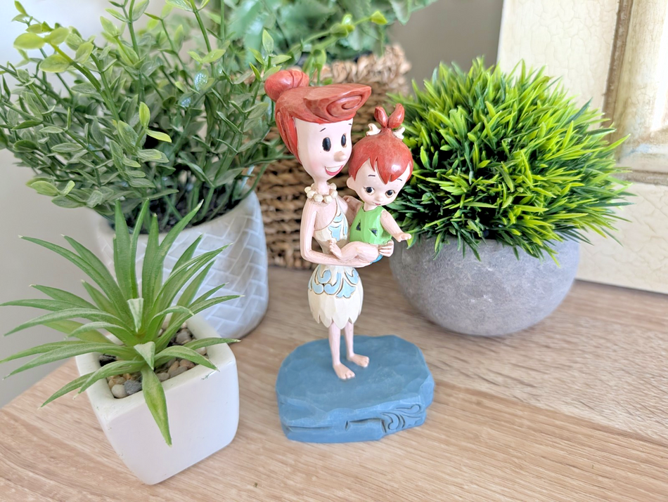 Jim Shore Flintstones Wilma & Pebbles Beautiful Bond Figurine 4051594