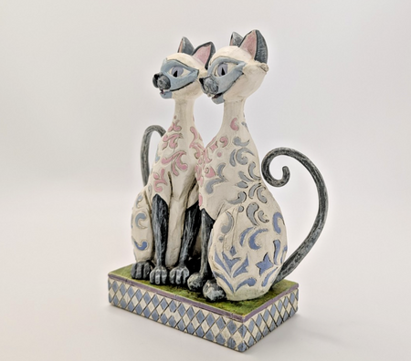 Disney Traditions Showcase Si & Am Scheming Suitors Figurine Lady & Tramp Boxed5