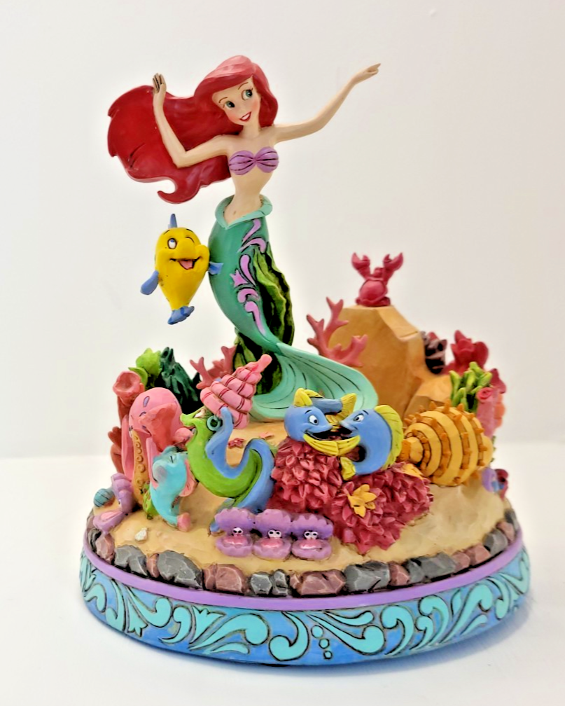 Disney Traditions Jim Shore Ariel Under The Sea Musical 4039073 Little Mermaid1