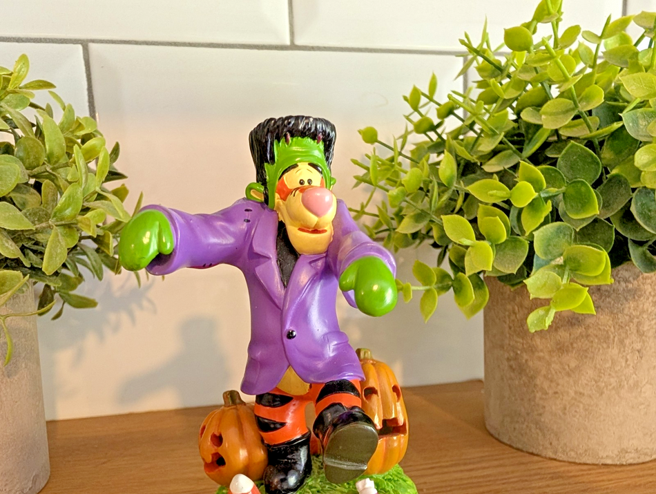 Disney Store Tigger Frankenstein Halloween Light-Up Figurine