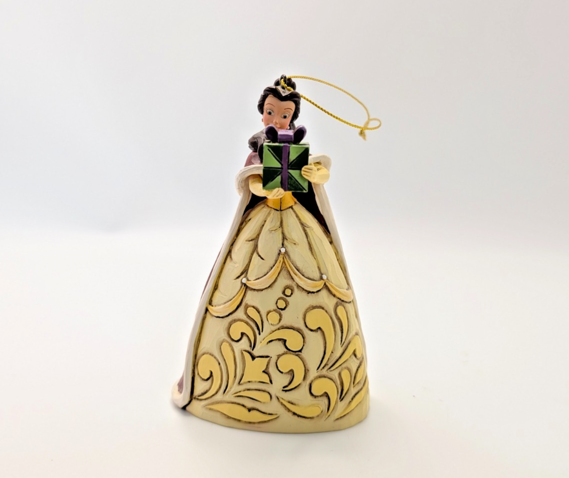 Disney Traditions Belle Beauty hanging ornament A21426 boxed - rear view
