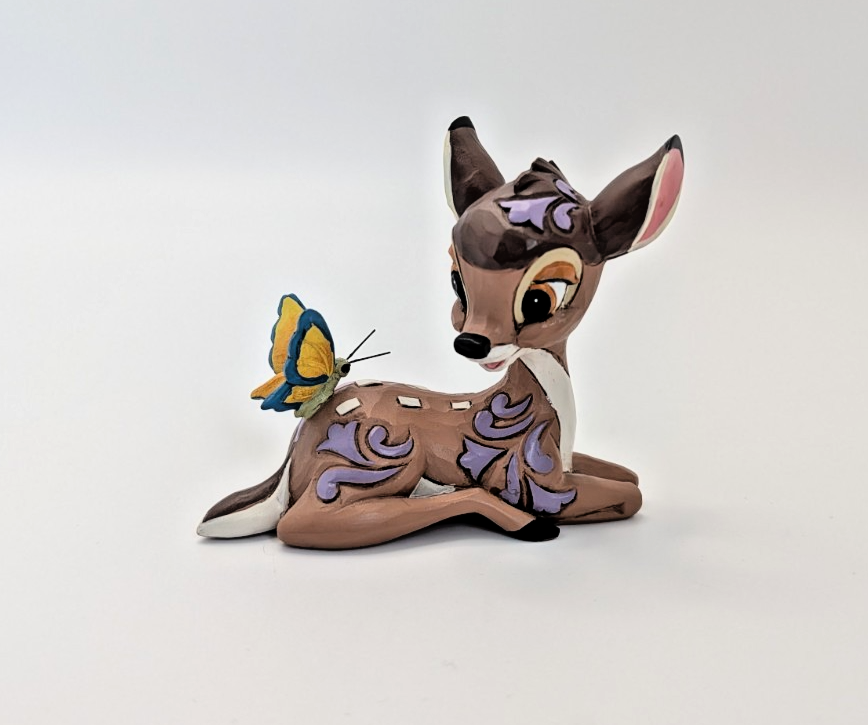 Disney Traditions Showcase Bambi With Butterfly Mini Figurine Jim Shore Boxed4