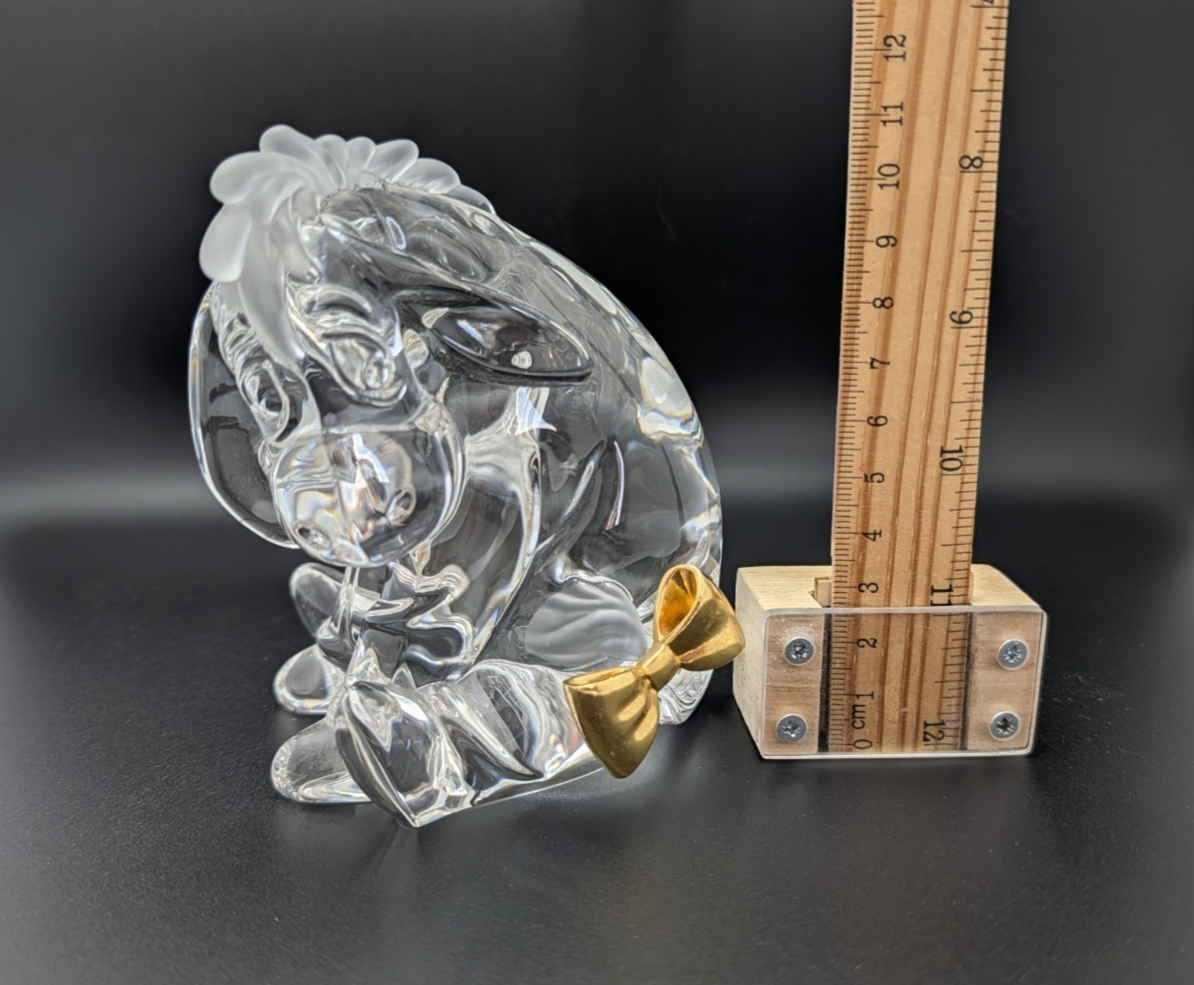 Lenox Disney Eeyore crystal figurine 095296 boxed with certificate - view 14