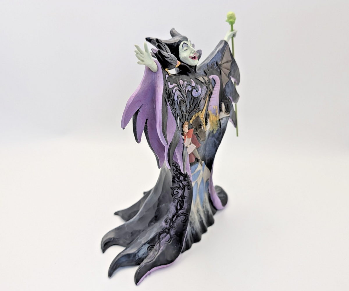 Disney Traditions Maleficent Malevolent Madness figurine 4055439 side profile detail
