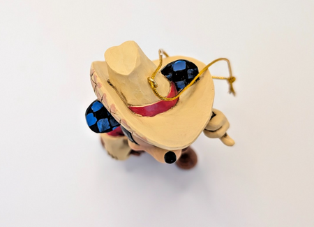Disney Traditions Roundup Mickey Mouse hanging ornament A25905 boxed - product code detail