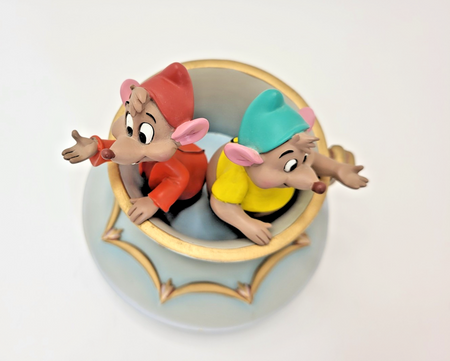 Disney Jaq And Gus Trinket Dish Disney Store Exclusive Cinderella Figurine15